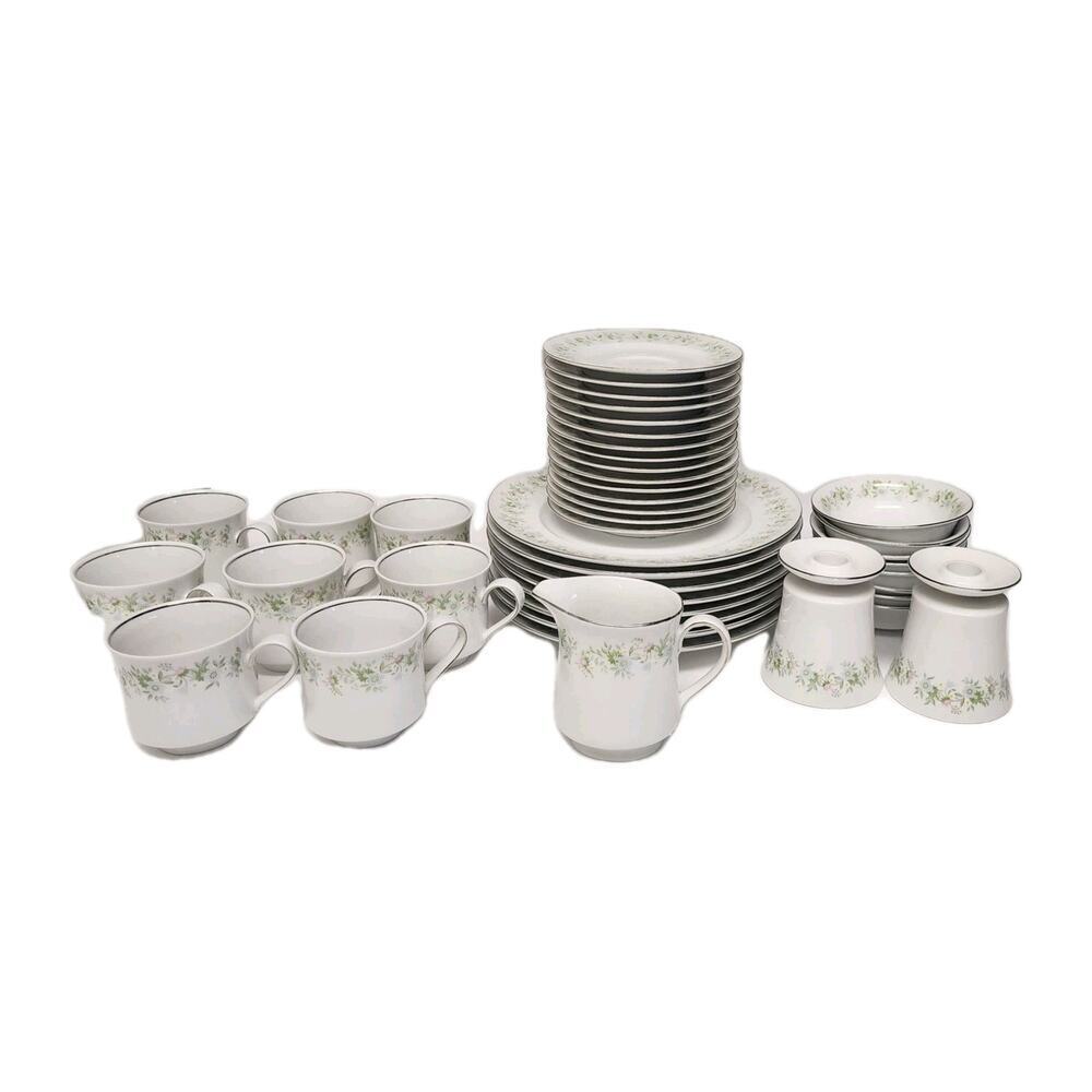 Forever Spring by JOHANN HAVILAND VTG 1970s Porcelain Dinnerware 42PC Set